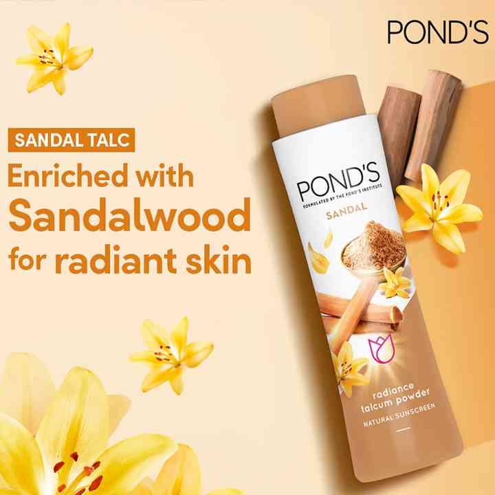 Ponds Sandal Radiance Talcum